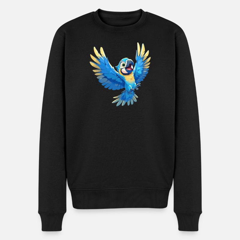 Aras Ara - Männer Premium Bio Pullover - Schwarz