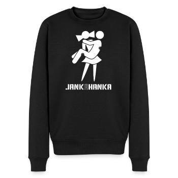 JANK A HANKA - Men's Premium Organic Jumper - black - Front - Nico (187cm)