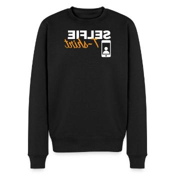 Selfie T-shirt - Pull Premium bio Homme - noir - Devant - Nico (187cm)