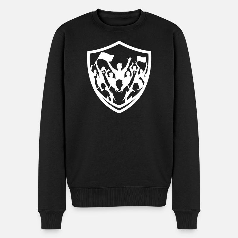 Soirée de supporters - Pull Premium bio Homme - noir