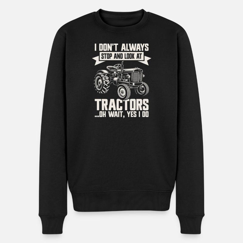 Agriculture agricole de tracteurs - Pull Premium bio Homme - noir
