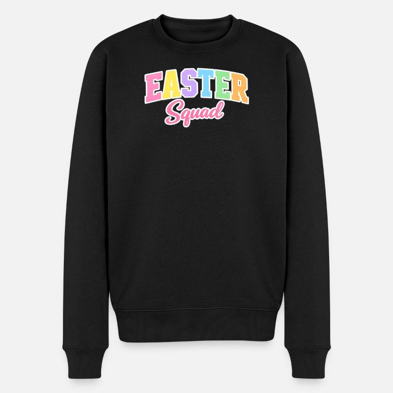 Easter Squad Ostern - Männer Premium Bio Pullover - Schwarz