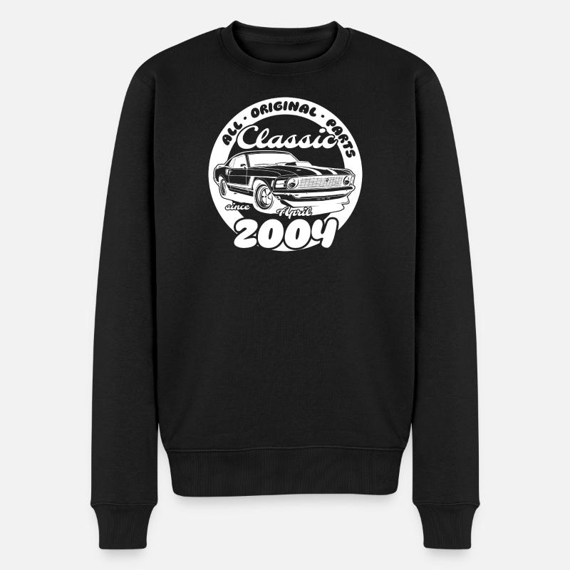 22e anniversaire - Classic Musclecar 04/2004 - Pull Premium bio Homme - noir