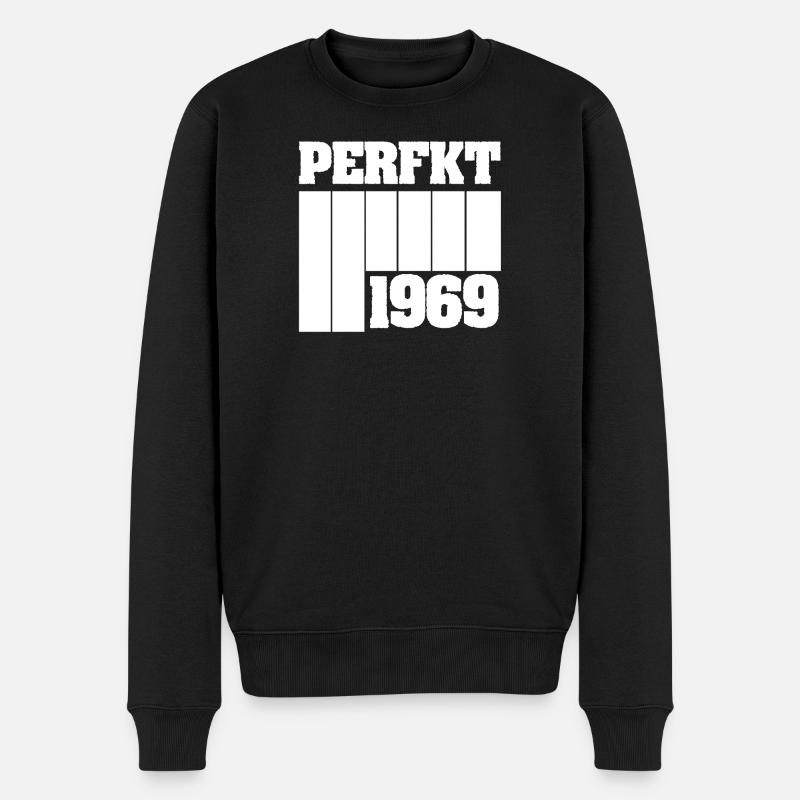Einzigartig 1969 - Männer Premium Bio Pullover - Schwarz