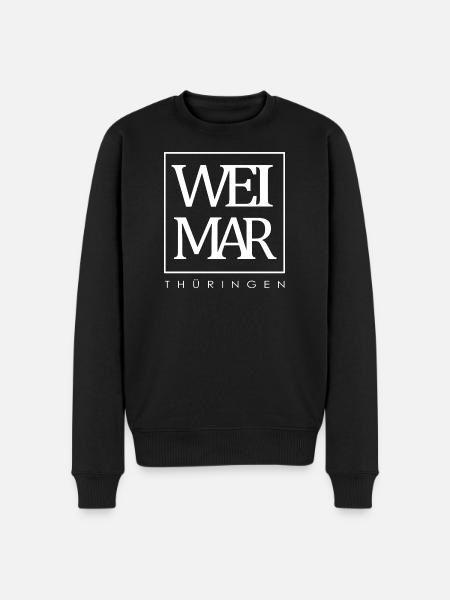 Weimar - Thüringen - Männer Premium Bio Pullover - Schwarz