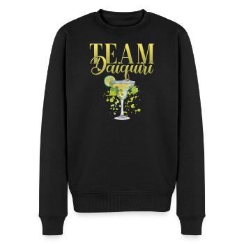 Équipe de cocktails de soirée de jeune fille Daiquiri - Pull Premium bio Homme - noir - Devant - Nico (187cm)