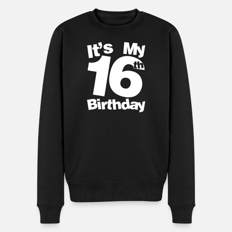 C’est mon 16e anniversaire - Pull Premium bio Homme - noir