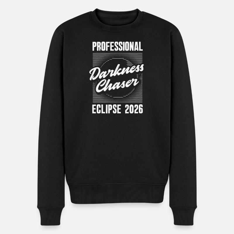 Sonnenfinsternis 2026, 12. August - Männer Premium Bio Pullover - Schwarz
