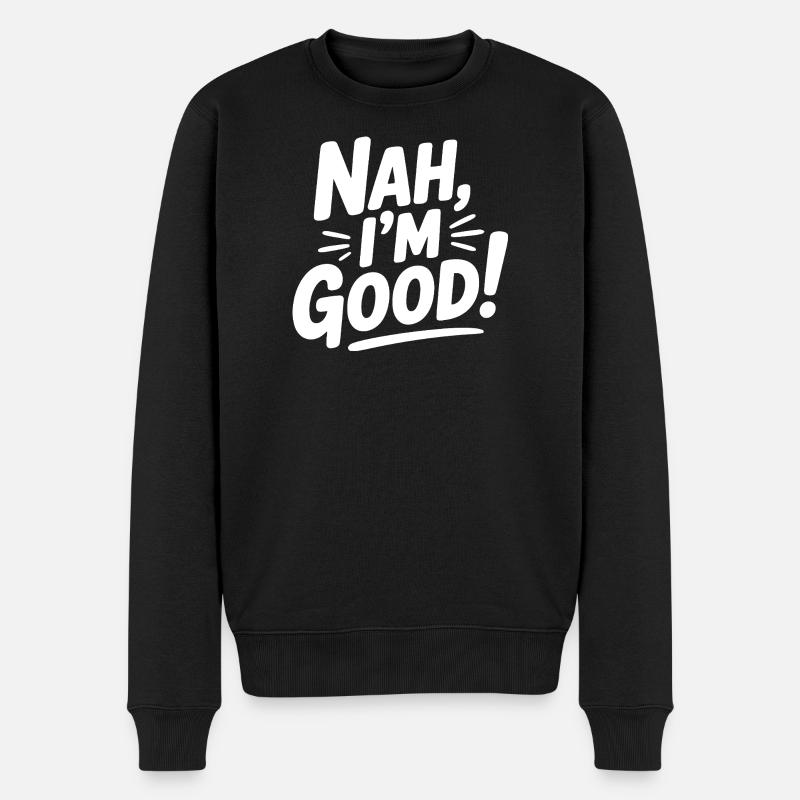 Non, ça va ! - Pull Premium bio Homme - noir