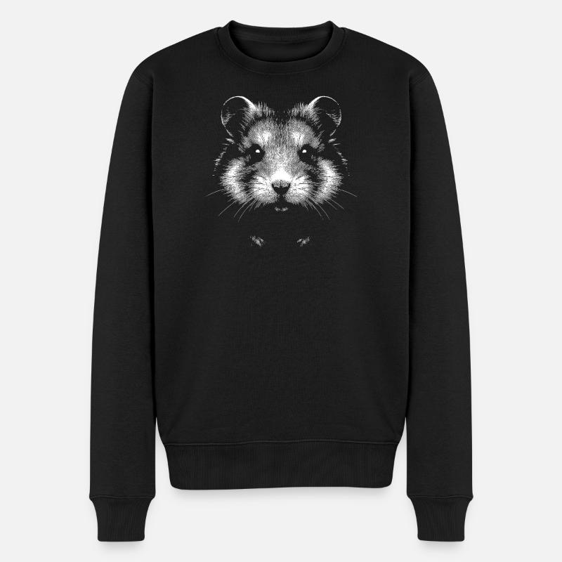 Hamster commun - Pull Premium bio Homme - noir
