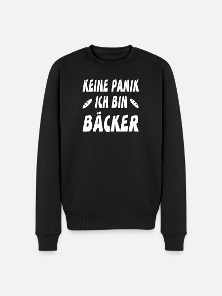 Baker - Men's Premium Organic Jumper - black