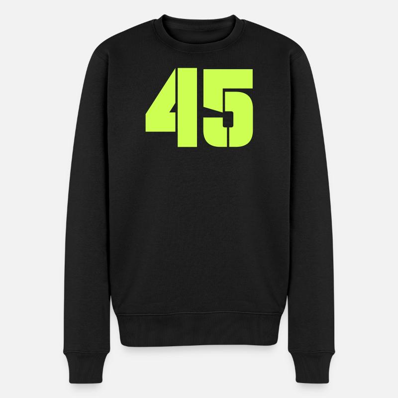 45 - Pull Premium bio Homme - noir