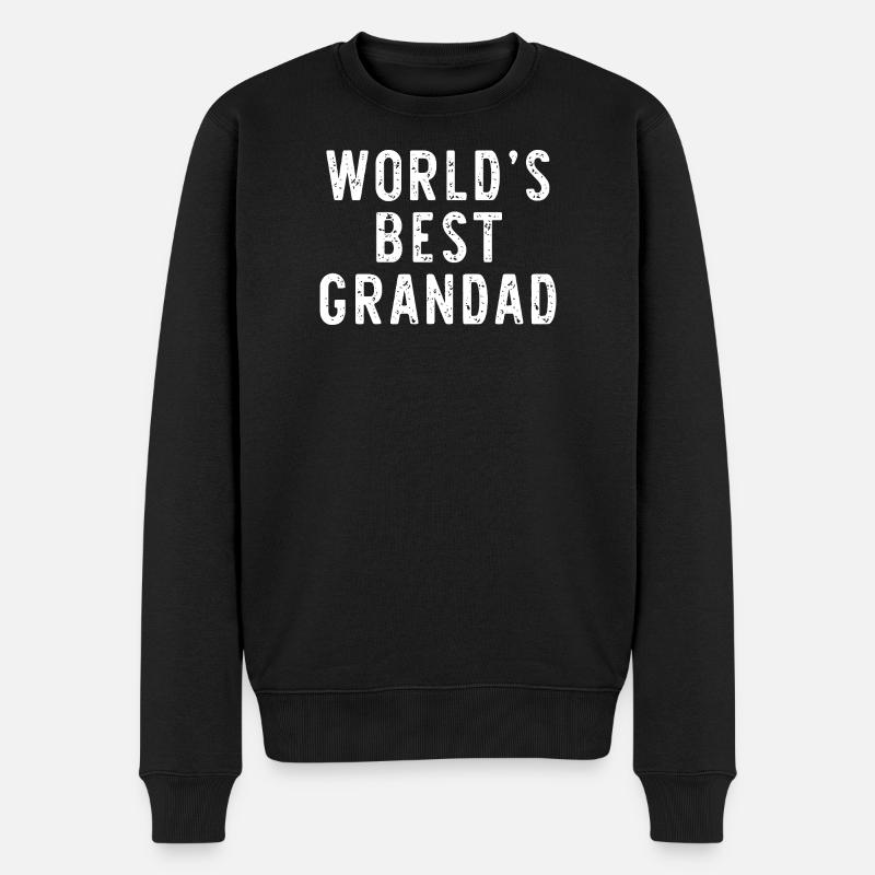 Le meilleur grand-père du monde - Pull Premium bio Homme - noir