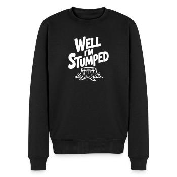Eh bien, je suis perdu - Pull Premium bio Homme - noir - Devant - Nico (187cm)