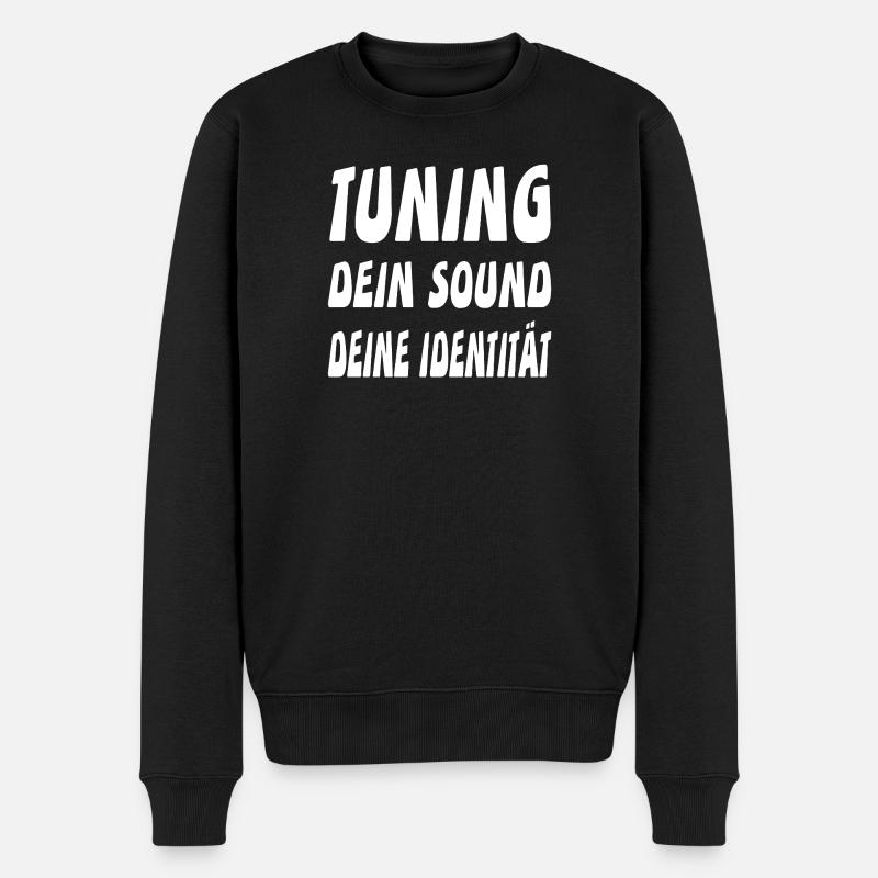 Tuning - Männer Premium Bio Pullover - Schwarz
