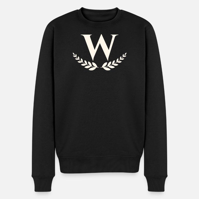 W - Pull Premium bio Homme - noir