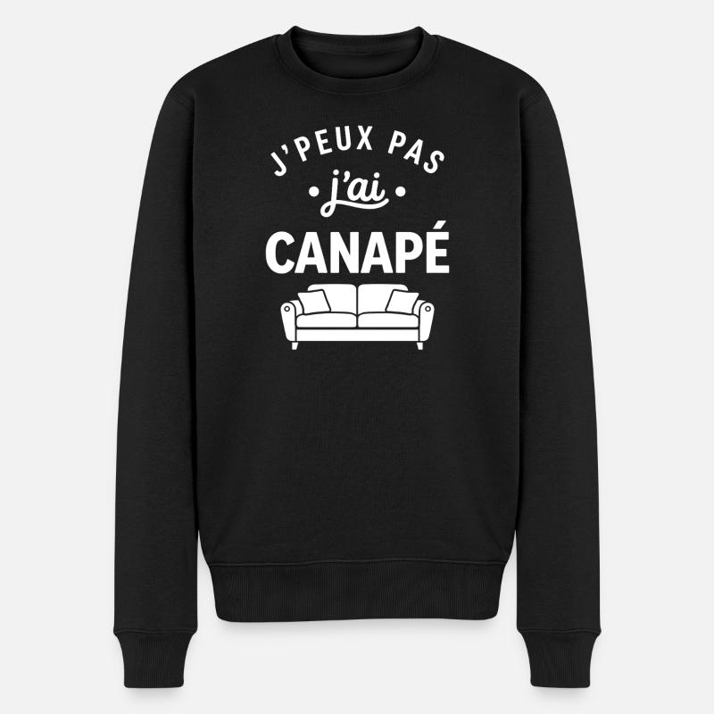 canapé - Pull Premium bio Homme - noir