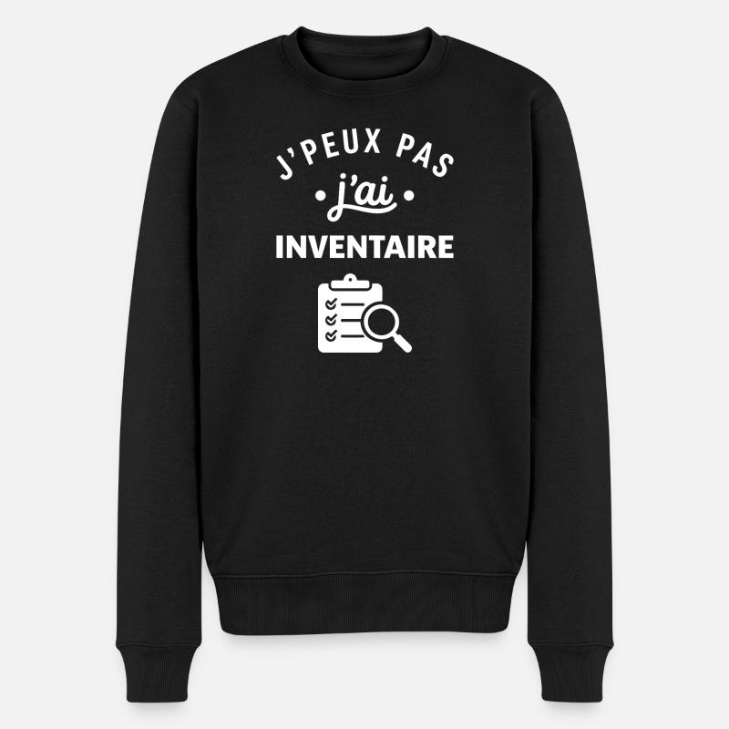 J'peux pas j'ai inventaire - Pull Premium bio Homme - noir