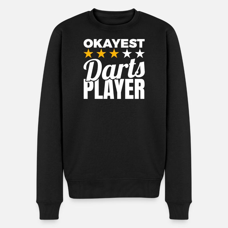 Joueur moyen de fléchettes - Pull Premium bio Homme - noir