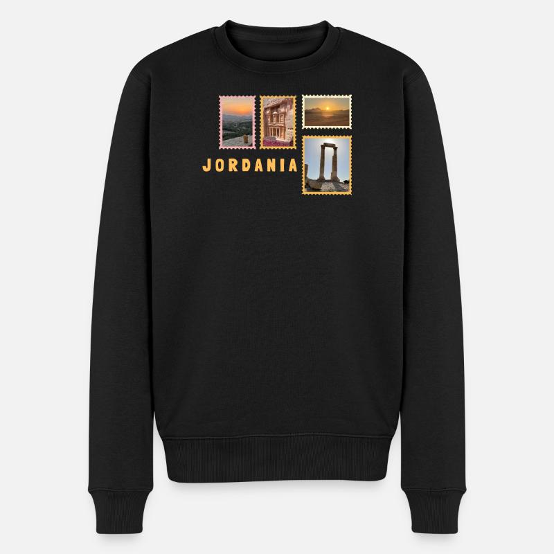 Jordan Collage - Pull Premium bio Homme - noir