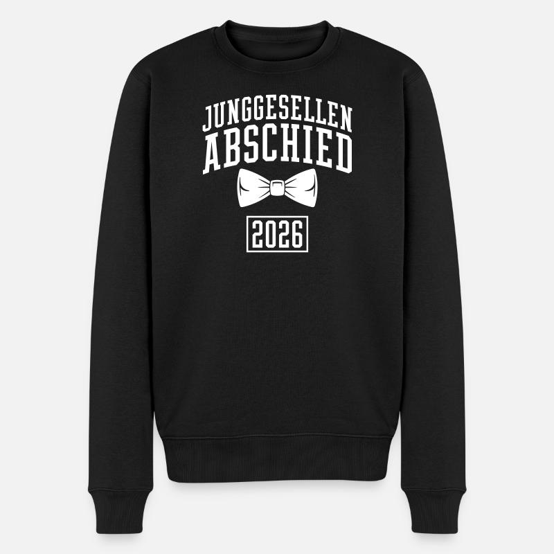 Junggesellenabschied 2026 JGA - Männer Premium Bio Pullover - Schwarz