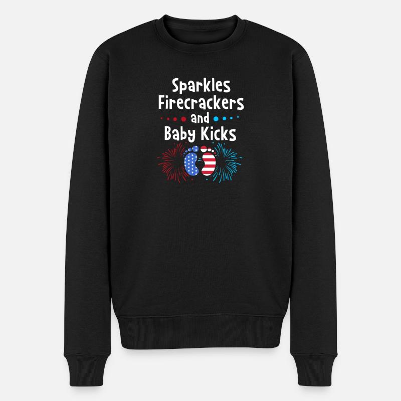 Baby shower juillet - Pull Premium bio Homme - noir