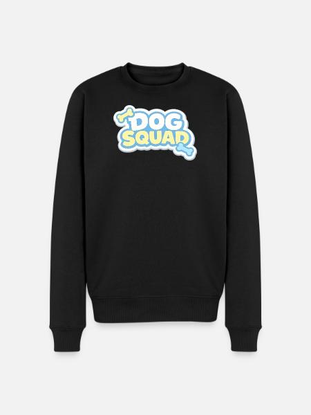 Dog Squad Pastel Paws - Men's Premium Organic Jumper - black