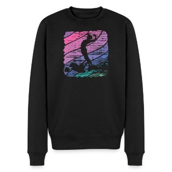 Artistic Swim Team Synchronschwimmen - Männer Premium Bio Pullover - Schwarz - Vorne - Nico (187cm)