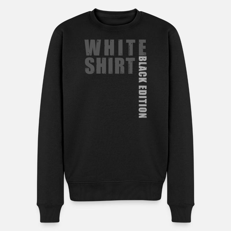 Chemise Blanche Édition Noire - Pull Premium bio Homme - noir