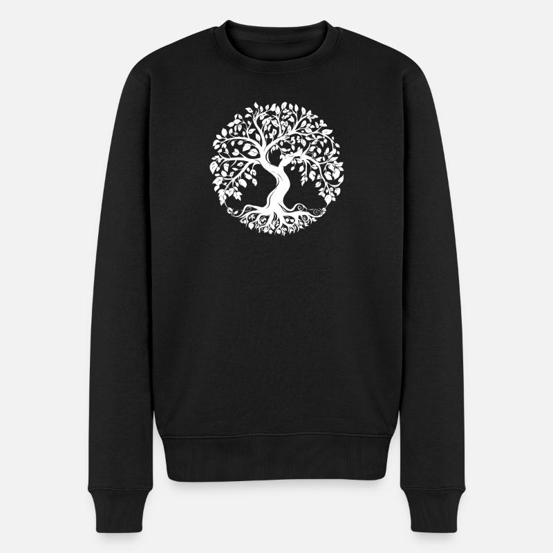 arbre de vie - Pull Premium bio Homme - noir