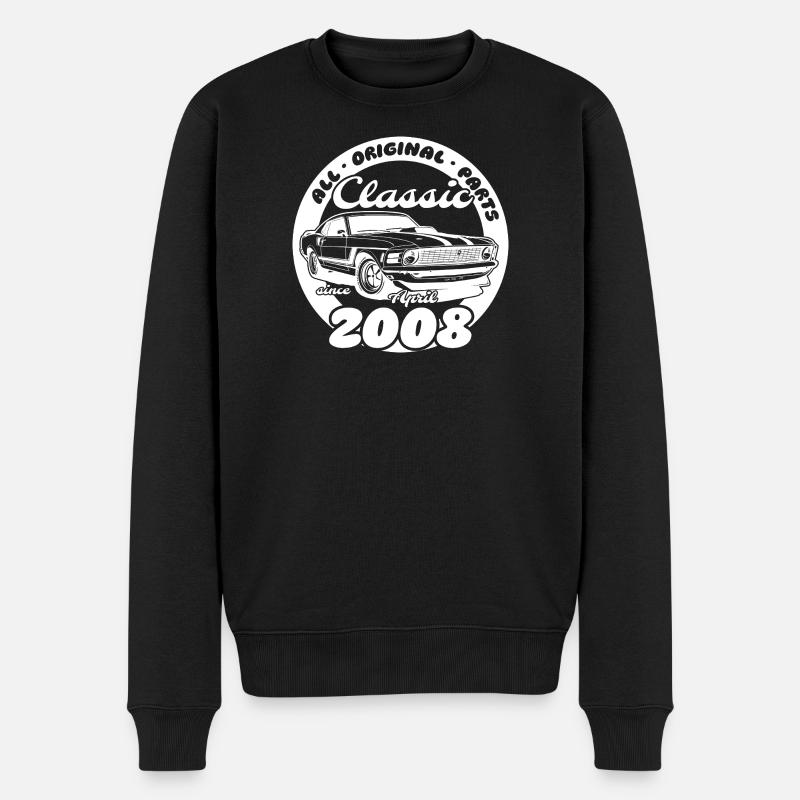 18e anniversaire - Classic Musclecar 04/2008 - Pull Premium bio Homme - noir