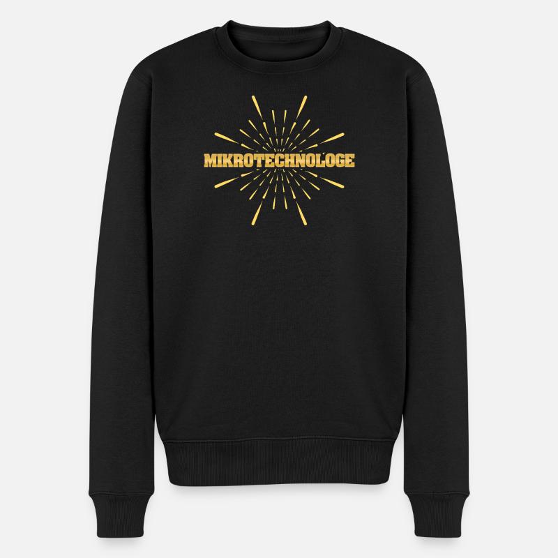 Mikrotechnologe - Männer Premium Bio Pullover - Schwarz