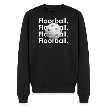 Floorball Graphic - Pull Premium bio Homme - noir - Devant - Nico (187cm)