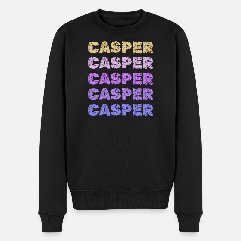 Casper - Pull Premium bio Homme - noir