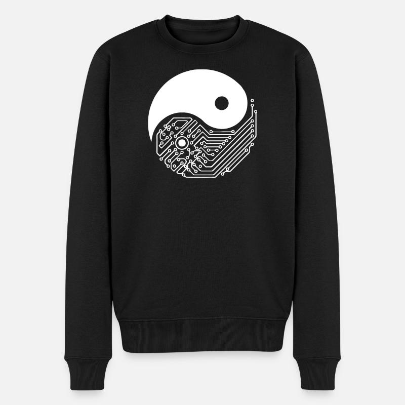 Machine Learning Deep Learning und KI-ML-Ingenieur - Männer Premium Bio Pullover - Schwarz