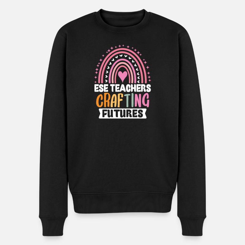 Geschenke für ESE-Lehrer - Männer Premium Bio Pullover - Schwarz