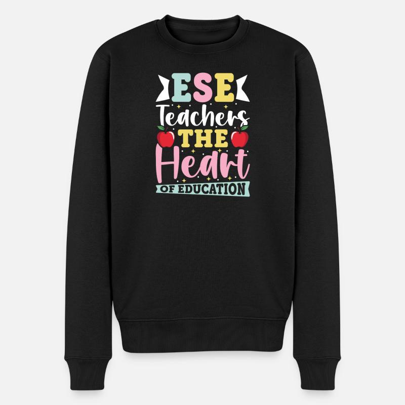 Cadeaux pour les enseignants ESE - Pull Premium bio Homme - noir