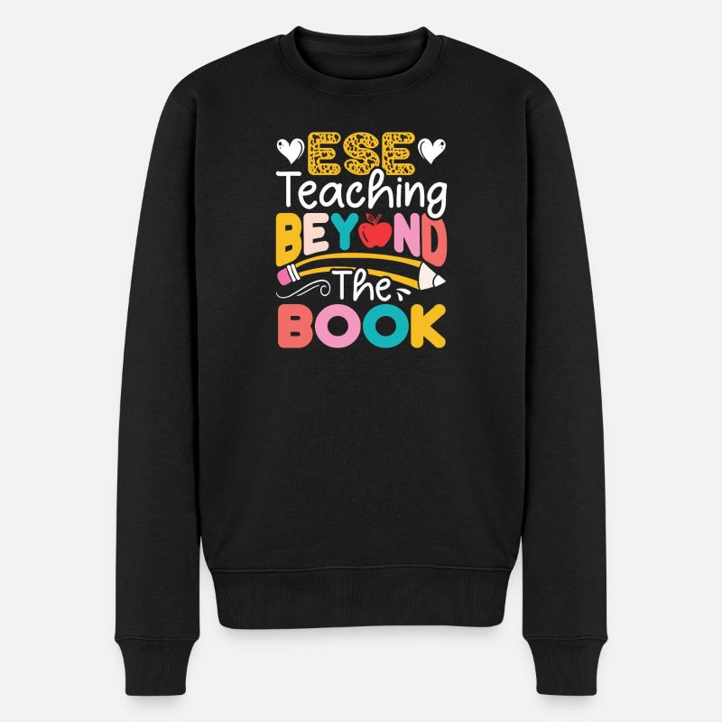 Cadeaux pour les enseignants ESE - Pull Premium bio Homme - noir