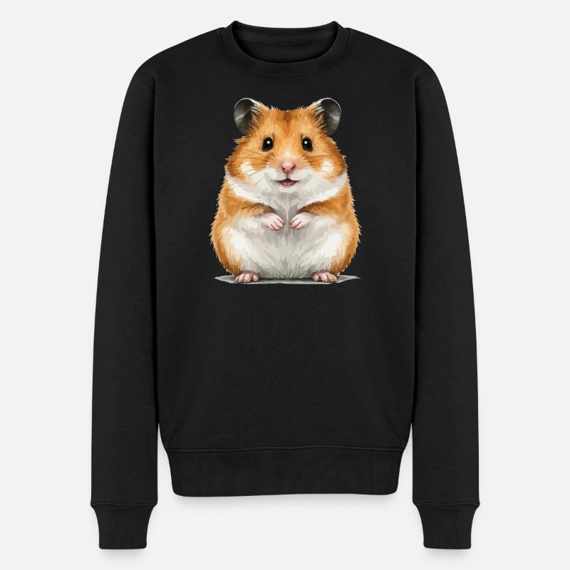 Hamster Animal - Pull Premium bio Homme - noir