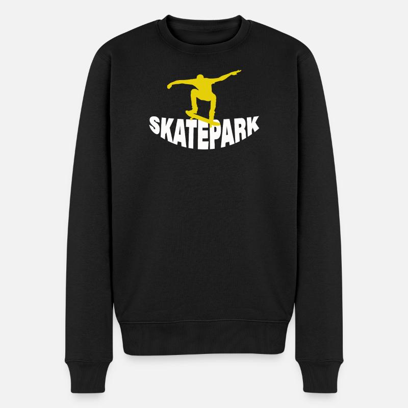 Skatepark - Pull Premium bio Homme - noir