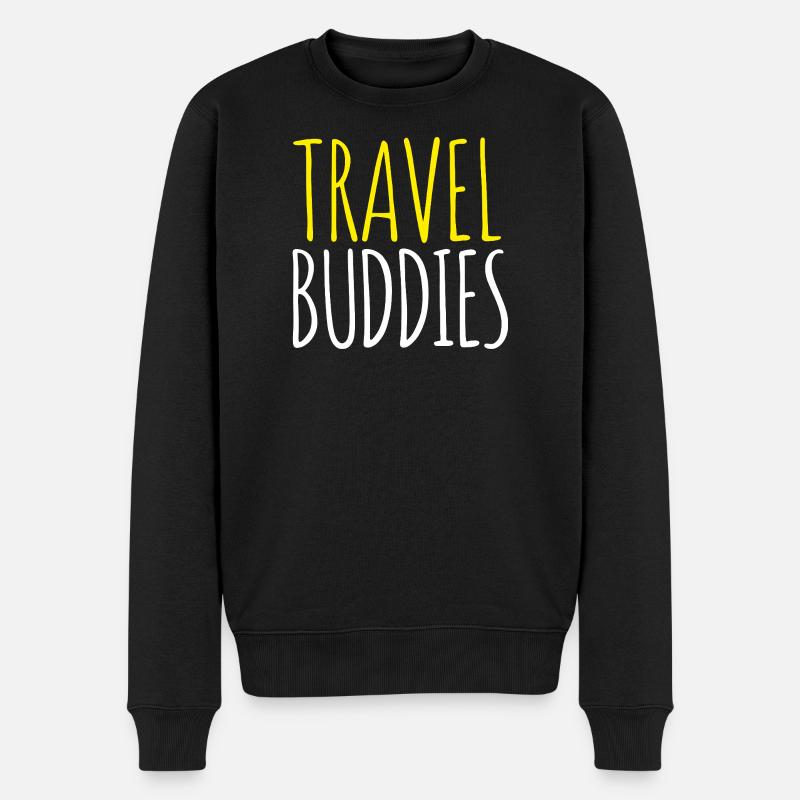 Compagnons de voyage - Pull Premium bio Homme - noir