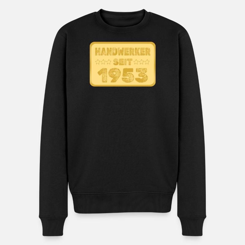 seit 1953 - Männer Premium Bio Pullover - Schwarz