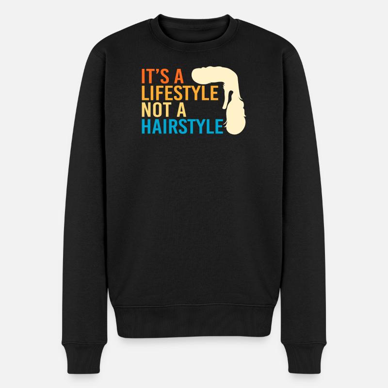 Coupe mulet Coupe mulet - Pull Premium bio Homme - noir