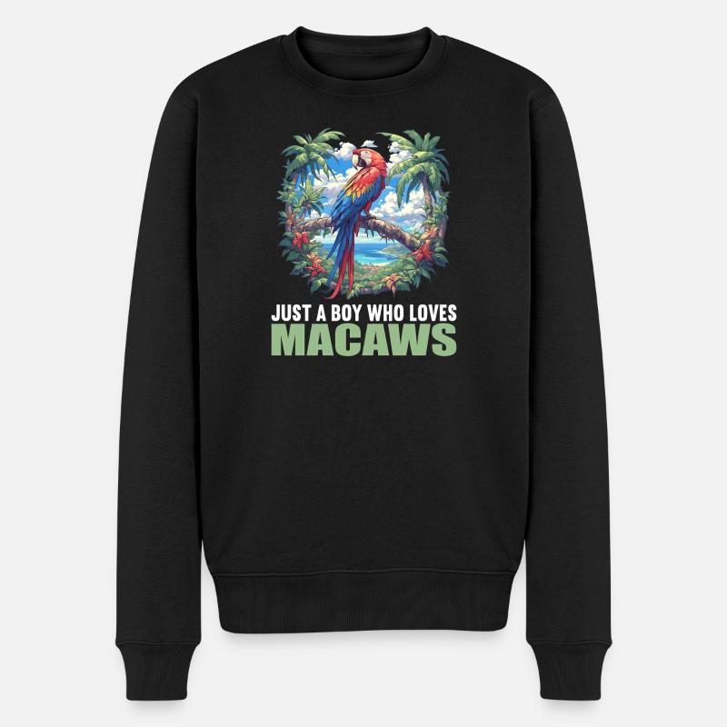 Aras Ara - Männer Premium Bio Pullover - Schwarz