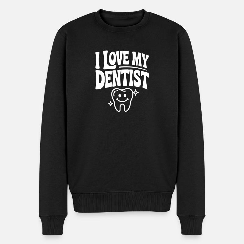 J’adore mon dentiste - Pull Premium bio Homme - noir