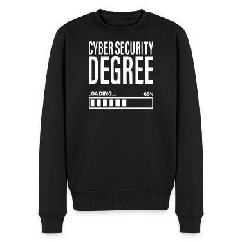 Cybersicherheits-Studenten-Ingenieur Cybersicherheit - Männer Premium Bio Pullover - Schwarz - Vorne - Nico (187cm)