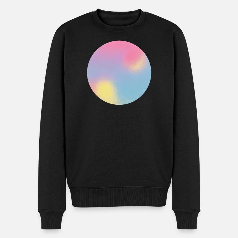 Test d’aura Sphère dégradée pastel - Pull Premium bio Homme - noir