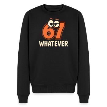 Six Seven : Whatever Italian Brainrot Humour Meme - Pull Premium bio Homme - noir - Devant - Nico (187cm)