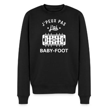 J'peux pas j'ai Babyfoot - Pull Premium bio Homme - noir - Devant - Nico (187cm)