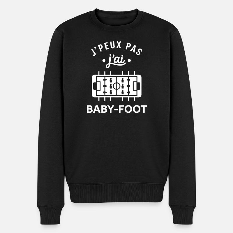 J'peux pas j'ai Babyfoot - Pull Premium bio Homme - noir